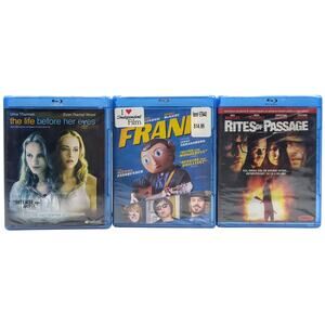 Blu-Ray Lot Frank The Life Before Her Eyes Rites of Passage R Rated New Sealed